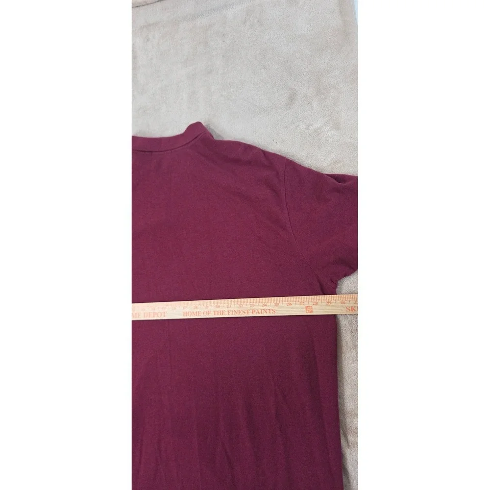 Polo Ralph Lauren Polo Shirt Men Size 4XB Big Maroon Short Sleeve EUC